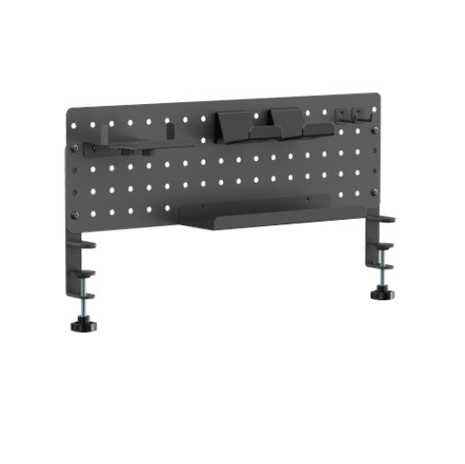 Brateck GMPB-05-02-B CLAMP-ON DESK PEGBOARD ORGANIZER WITH STORAGE KITS (BLACK) Brateck GMPB-05-02-B CLAMP-ON DESK PEGBOARD ORGANIZER WITH STORAGE KITS (BLACK)